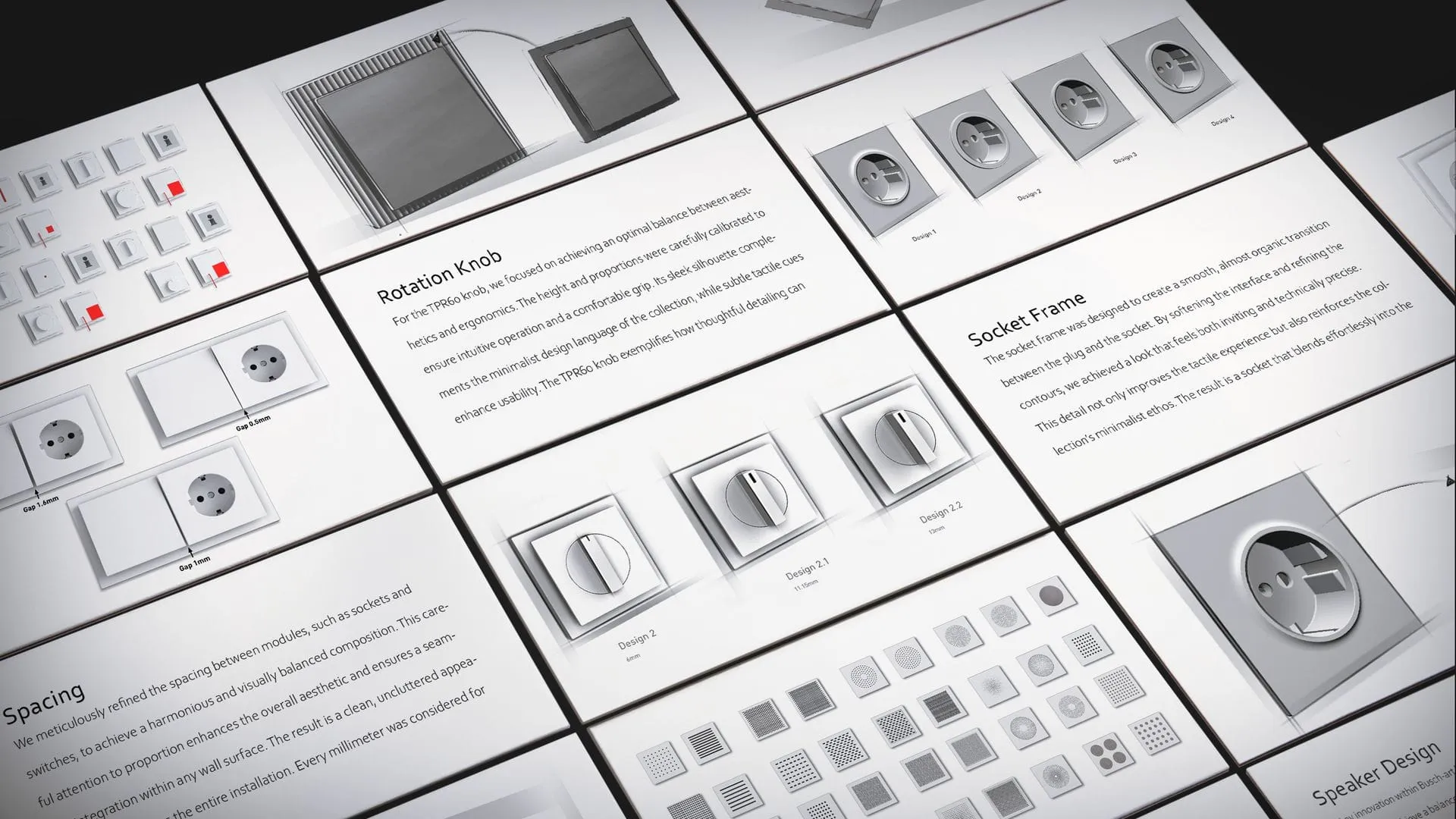 Busch-Jaeger brand-design application — industrial design meets product design in brand communication