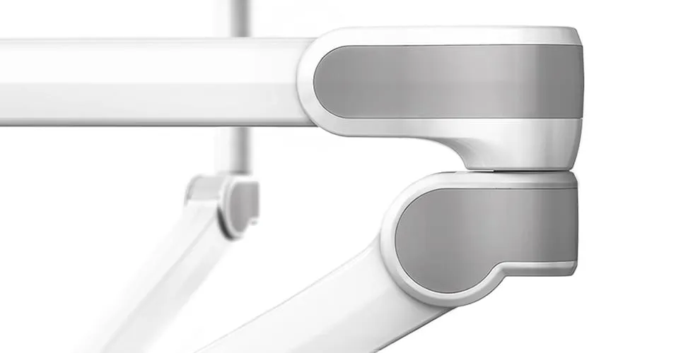 VALIA Medizindesign Detail: Ondal Armgelenk mit Aluminium-Endkappe, präzisionsgefertigt für den OP