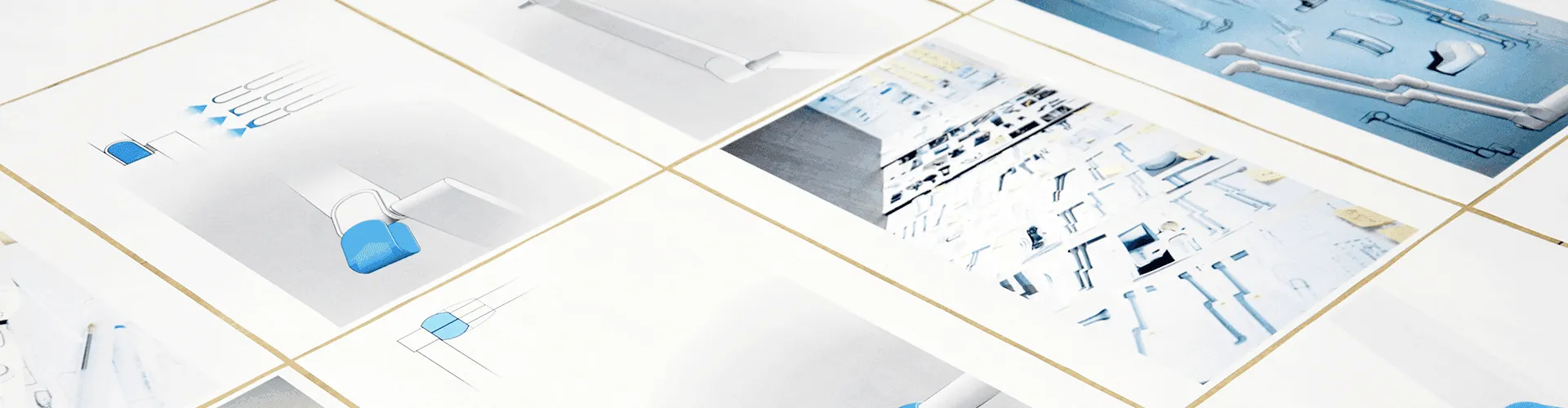 VALIA Medizindesign-Skizzen: Ondal Konzeptzeichnungen und Renderings aus dem Industriedesignprozess