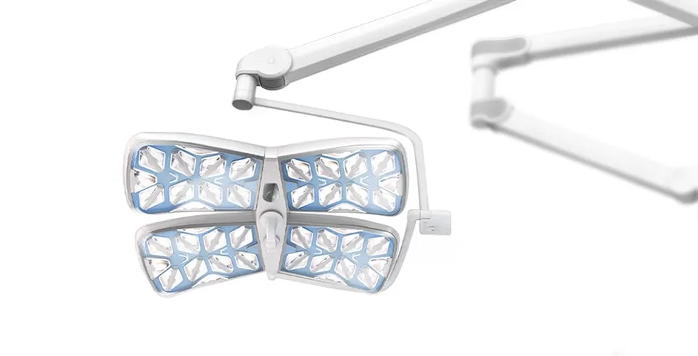 LED-OP-Leuchte am Ondal VALIA Pendelarm – Medizindesign verbindet Präzision mit klarer Ästhetik