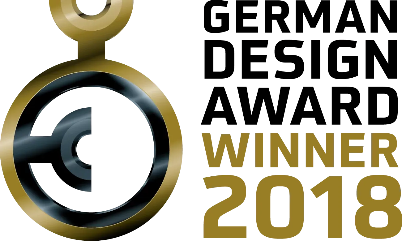 Design award badge – MISS BI Vibrator